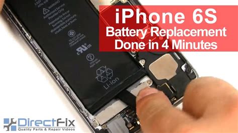 How To: iPhone 6S Battery Replacement done in 2 minutes | Repair videos, Battery repair, Iphone