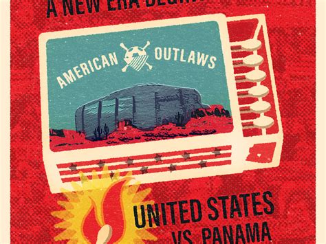 American Outlaws PHX Poster by Ashley Taylor on Dribbble