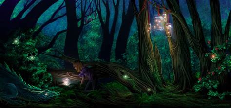 dark fairytale background - Google Search | Enchanted forest, Fantasy pictures, Enchanted tree