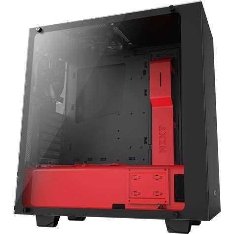 NZXT S340 Elite Mid-Tower Chassis (Black/Red) CA-S340W-B4 B&H