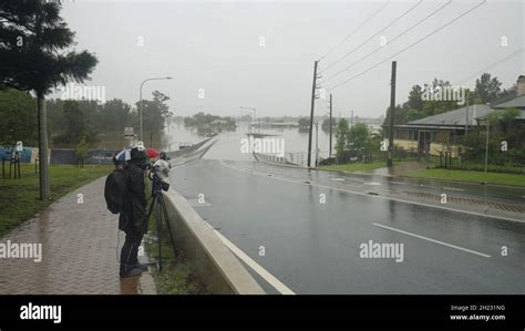 WINDSOR, AUSTRALIA - MAR, 23, 2021: cameraman records new windsor ...