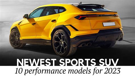 All-NEW Crossover SUVs of 2023: Trick Your Family into Buying a Sportscar - USA SPORT NEWS