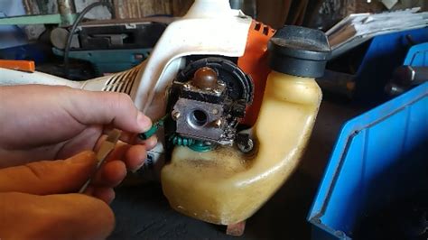 Small Engine Repair - Stihl FS 38 Carburetor Service - Servis Rasplinjača - Sustav Dovoda Goriva ...