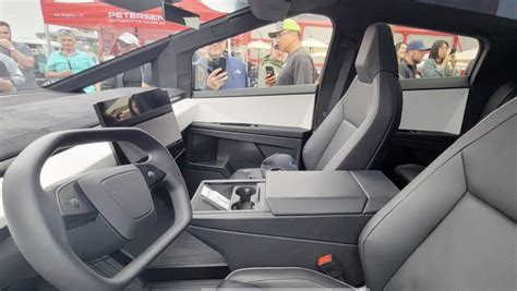 Tesla Cybertruck Shown Off With Possible Ventilated Seats, Camera Cleaner and More [Video ...