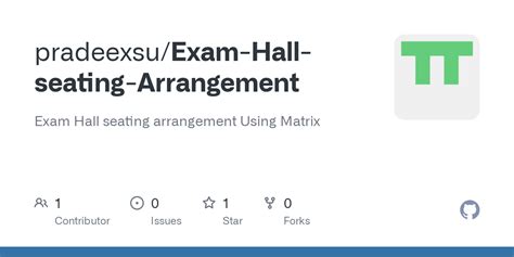 GitHub - sutharp777/Exam-Hall-seating-Arrangement: Exam Hall seating ...
