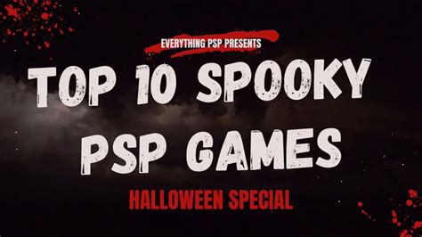 Top 10 Spooky PSP Games - Best PSP Horror Games of ALL TIME - YouTube