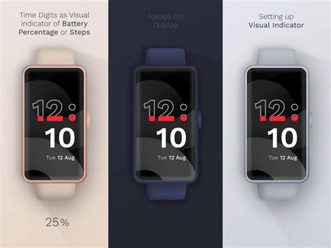 Huawei Band 6 Minimal Watch Face by Jitesh Pujari on Dribbble