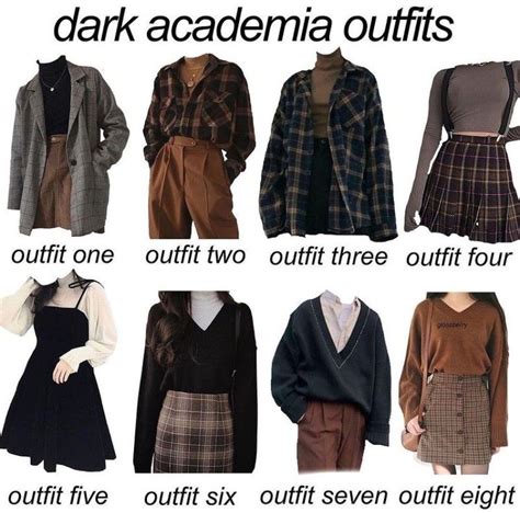 Outfits | Retro outfits, Aesthetic clothes, Dark academia outfits