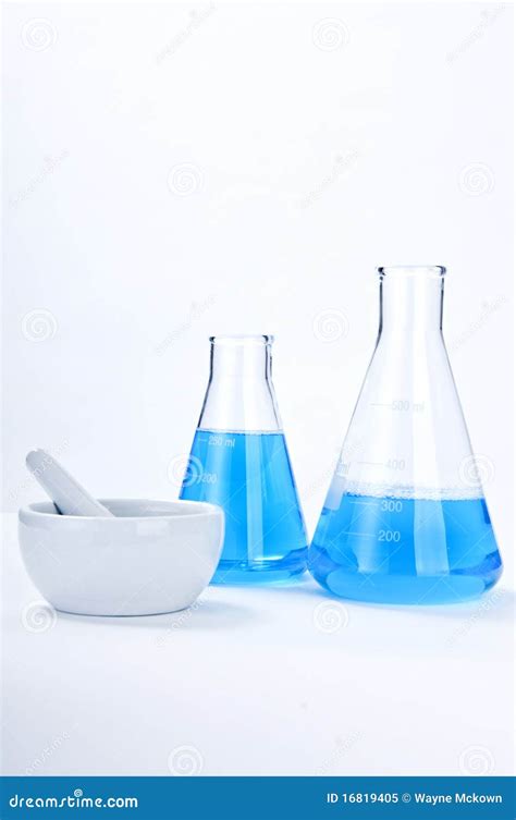 Pharmacy equipment stock image. Image of bottles, education - 16819405