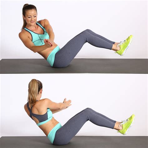 Core: Seated Russian Twist | Body-Weight Exercises | POPSUGAR Fitness Photo 10