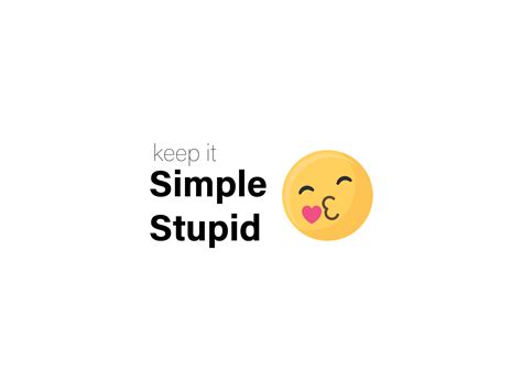 KISS (Keep it Simple, Stupid) Design Principle by Ali Adel on Dribbble