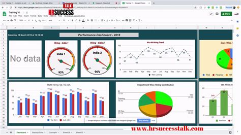 Building HR Dashboard using Google Spreadsheet - YouTube