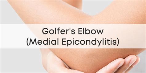 Golfers Elbow Treatment & Prevention | PhysioRoom Advice