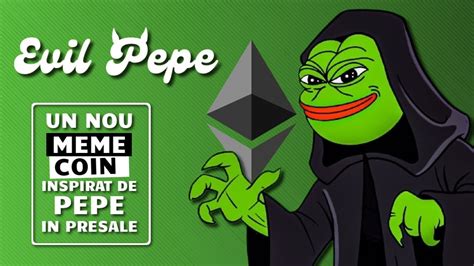 EVIL PEPE | Un Nou Meme Coin Pepe in Presale pe Ethereum - YouTube