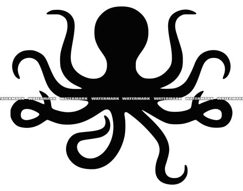 Octopus SVG Octopus Cut File Octopus DXF Octopus PNG - Etsy