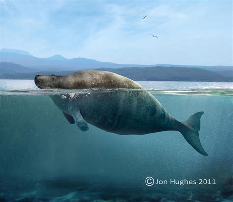 Jon hughes - Digital Artist: Steller's Sea Cow