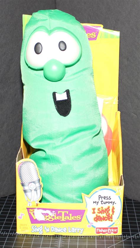 Veggie Tales Larry the cucumber singing ‘N dance FisherPrice New 2000 | Kenner toys, Marvel ...