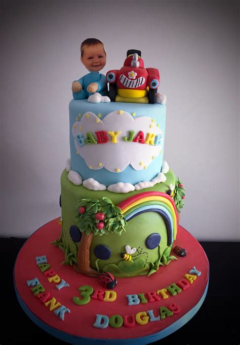 Baby Jake cakes | Comida, Dibujos de flores