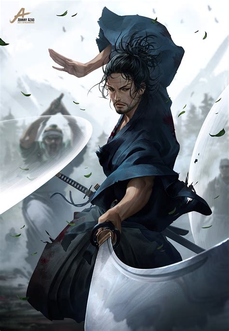 ArtStation - Vagabond // Miyamoto Musashi Fanart