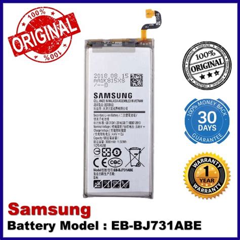 Original Battery Samsung Galaxy J7 Plus / J7+ Battery EB-BJ731ABE | Shopee Malaysia