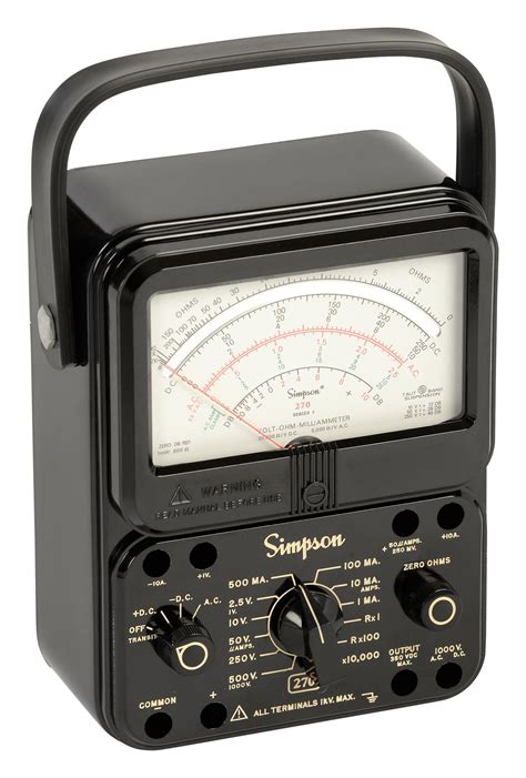 12227 (270-5RT) - Simpson - Analog Multimeter, 270-5 Series, 0ohm to 20Mohm