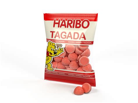 Fraise tagada candy 3D model - TurboSquid 1645028