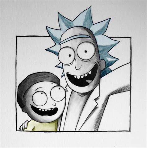 Speed Draw - Rick and Morty by TricepTerry | Rick and morty drawing ...