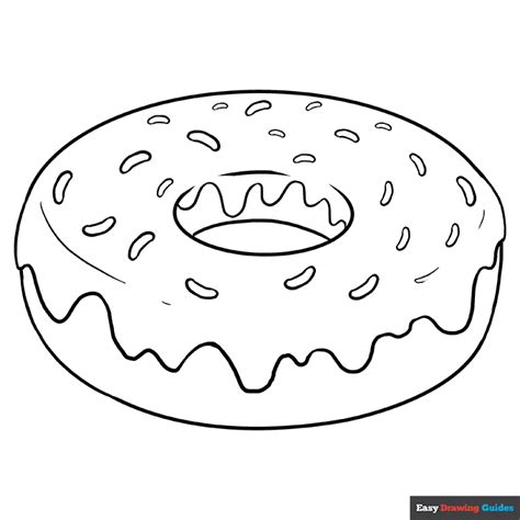 Donut Coloring Page To Print Printable Doughnut Free Coloring Pages | Porn Sex Picture