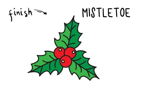 Printable Mistletoe