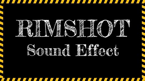 Rimshot Sound Effect Free Download MP3 | Pure Sound Effect - YouTube