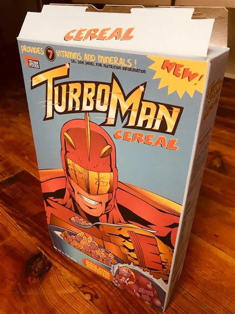 Turboman Cereals Jingle All the Way REPLICA - Etsy Australia