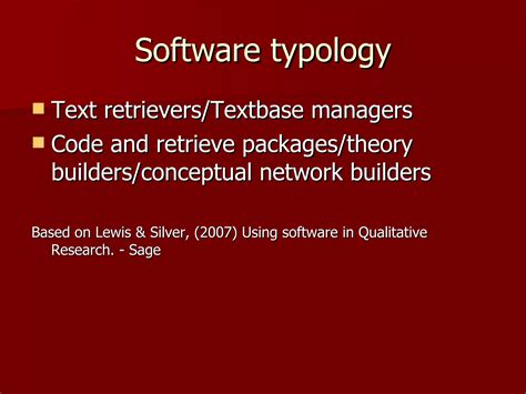 Computer Aided Qualitaitive Data Analysis Software | PPT