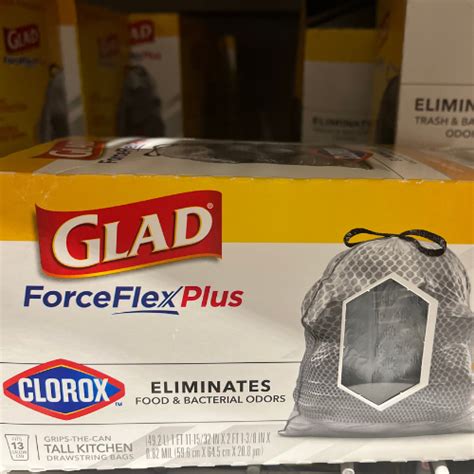 Glad ForceFlex Plus Trash Bags with Clorox