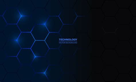 Blue Honeycomb Design