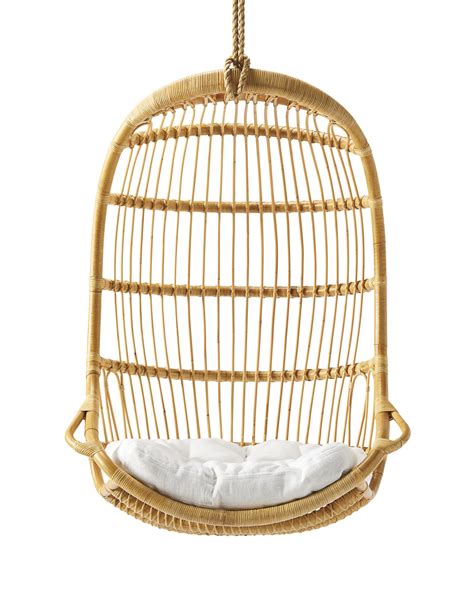 Bring an extra element of comfort to your Hanging Rattan Chair with a ...