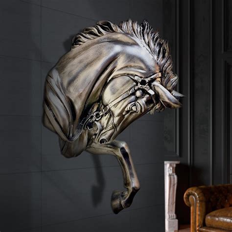 Horse Sculpture, Horse Sculpture on Wall, Wall Accessory, Wall ...