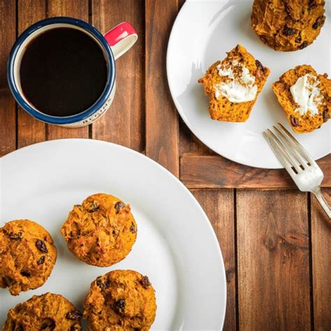 Healthy Pumpkin Raisin Muffins Recipe - AdventureBlooms