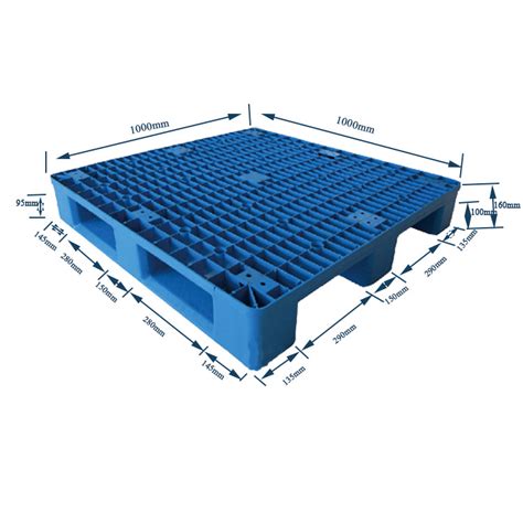 Heavy Duty HDPE Euro Stackable Steel Reinforcement Industrial 48X40 Plastic Pallets for ...