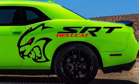 Dodge SRT Hellcat Red Eyes Quarter Panel Decal Sticker Charger SRT ...