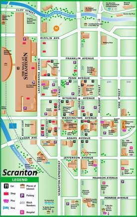 Scranton Map | Pennsylvania, U.S. | Discover Scranton with Detailed Maps