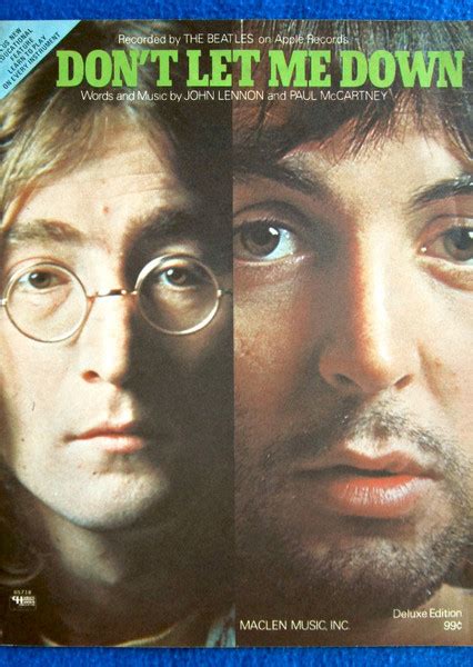 Don't Let Me Down (Beatles song) Fan Casting