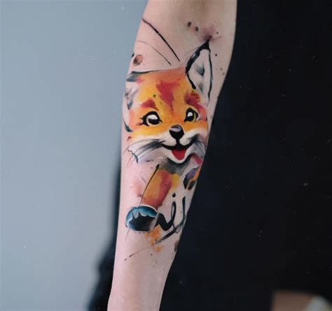 Watercolor Tattoos - Skin ArtWork - Leona Creo