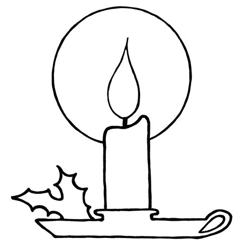 Candle Drawing {5 Easy Steps}! - The Graphics Fairy