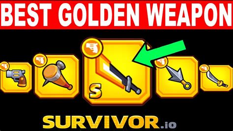 Survivor.io Best Golden Weapon For F2P - Epic Weapon Guide - YouTube