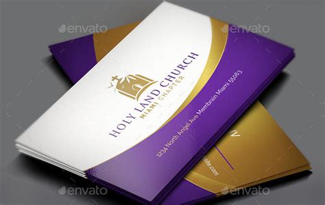 Church Business Card Template - 25+ Free & Premium Download