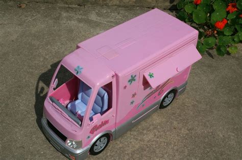 Mattel Barbie Large Pink camper RV Hot Tub Party Bus 2000S | Mattel ...