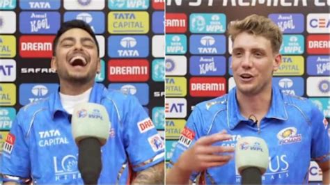 Watch: Ishan, Green turn reporters in unusual ‘press conference’ before ...