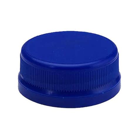 38mm Plastic Bottle Caps - Blue - CupBarn | Wholesale Bottles & Cups