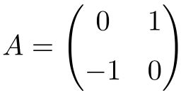 Orthogonal 2x2 Matrix