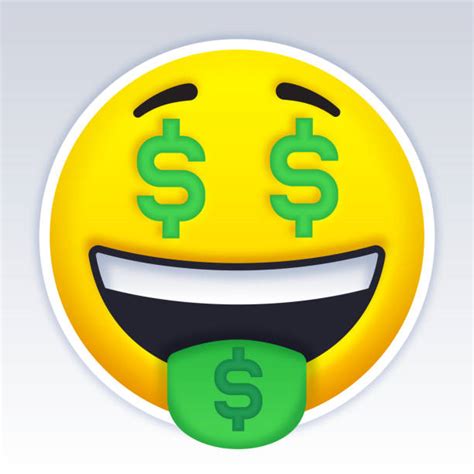 Dollar Sign Eyes Emoticon Emoji Illustrations, Royalty-Free Vector Graphics & Clip Art - iStock